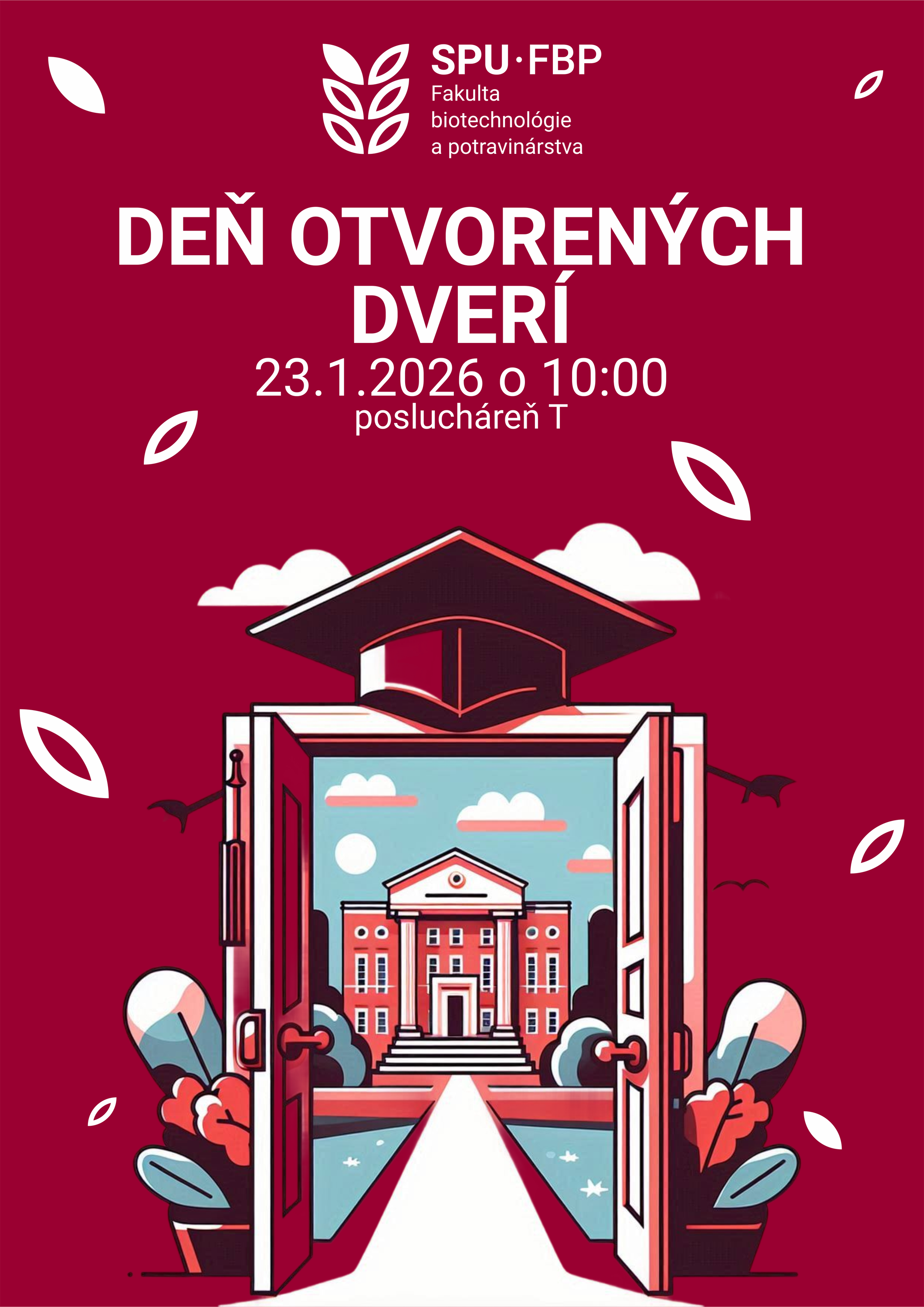 Už o týždeň opäť otvorí naša fakulta svoje dvere novým uchádzačom o štúdium